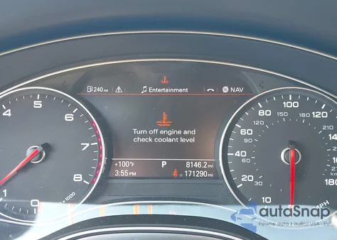 2013 Audi A6 3.0T Premium from USA, damaged, VIN WAUHGAFC8DN157285